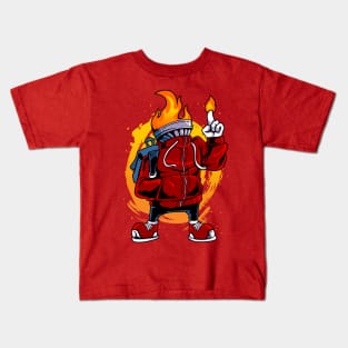 human torch Kids T-Shirt